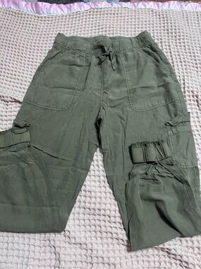 Thread & Supply Olive Utility Cargo Joggers